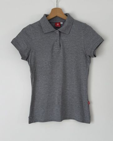 Engelbert Strauss Damen Polo Shirt Gr. S Grau Baumwolle