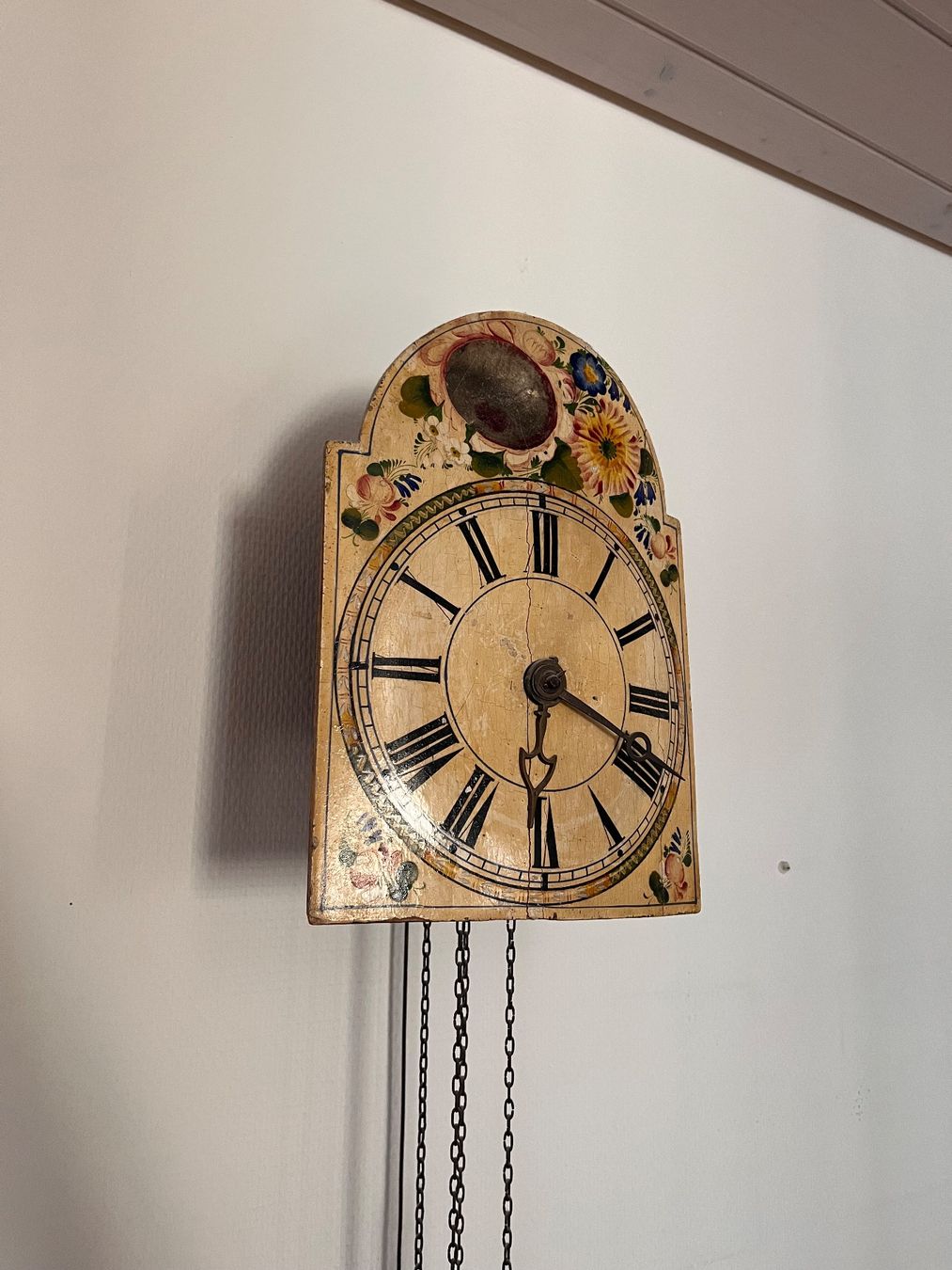 Orologi da terra & Orologi da parete: Antike Schwarzwälder Schilduhr um 1860 – Usato da Steckborn venduto da bluepapillon