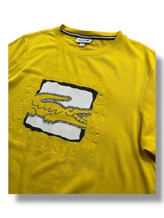 T-shirt Lacoste Jaune - Taille M homme
