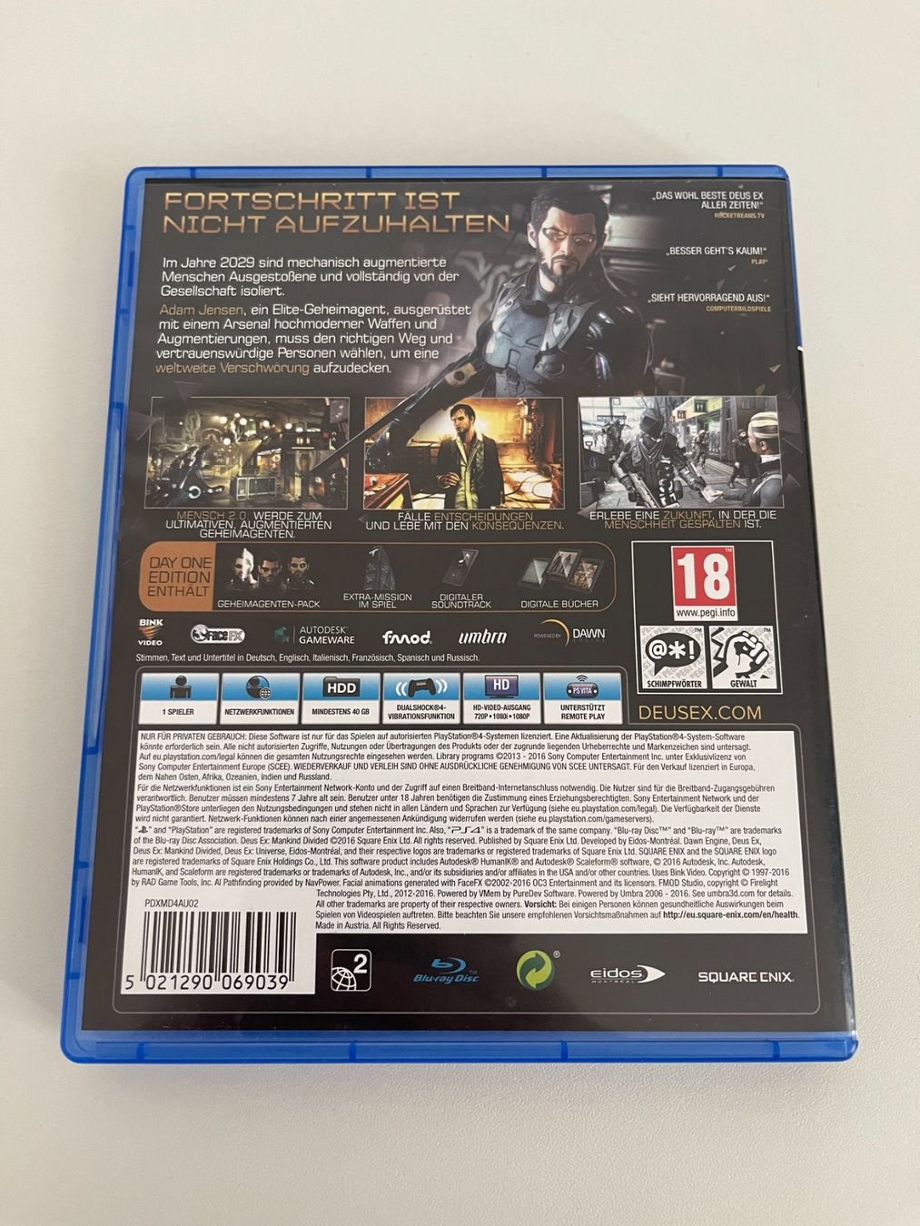 Sony Giochi: Deus Ex: Mankind Divided, Sony Playstation 4, PS4, PS5 – Nuovo (secondo la descrizione) da Couvet venduto da nay_prh5 2