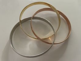 Wunderschöner Trigolor 3er Armreif Set