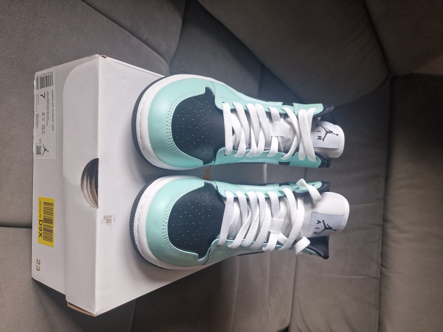 Jordan Damenschuhe: Air Jordan 1 Mid Turquoise Taille 38 – Neu (gemäss Beschreibung) aus Vuisternens-Ogoz von Gwen1109 2