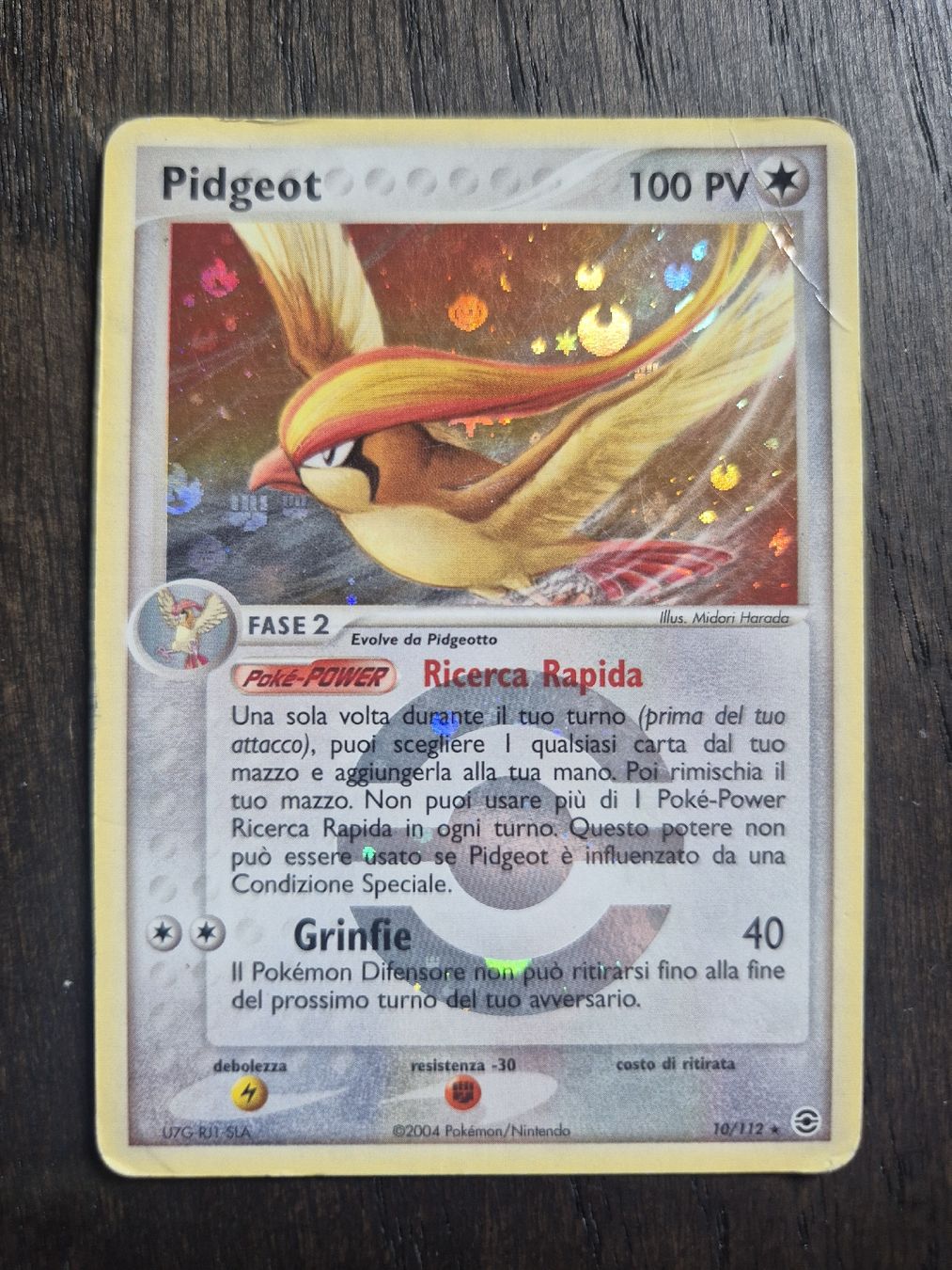 Pokémon Carte collezionabili: Pokemon - Pidgeot holo - ex firered & leafgreen – Usato da Subingen venduto da mattkum