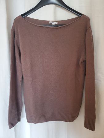Subdued Strickpullover Braun Pullover Wolle