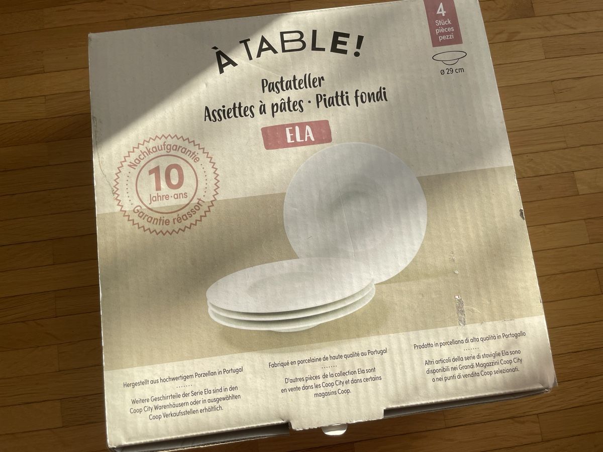Assiettes: A Table! Pastateller – Neuf avec emballage d'origine à Tägerwilen par Shaimaa