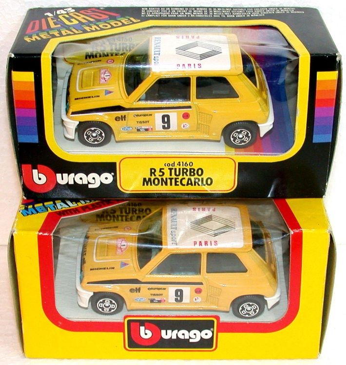 Coffret Rallye Renault 1/43 – Estafette + 5 Turbo + Remorque – Fait Main