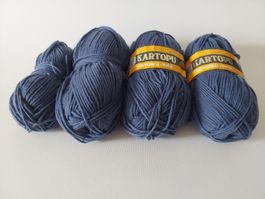 4 Stk.Wolle total ca.340gr,30%Wolle,70%Acryl. Made in Türkei