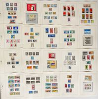 50 Seiten postfrisch Sammlung DDR Deutschland 1973 - 1977