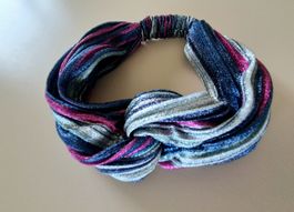 Schickes Glitzer-Haarband HAARBAND SCHMUCK Knoten-Stirnband.