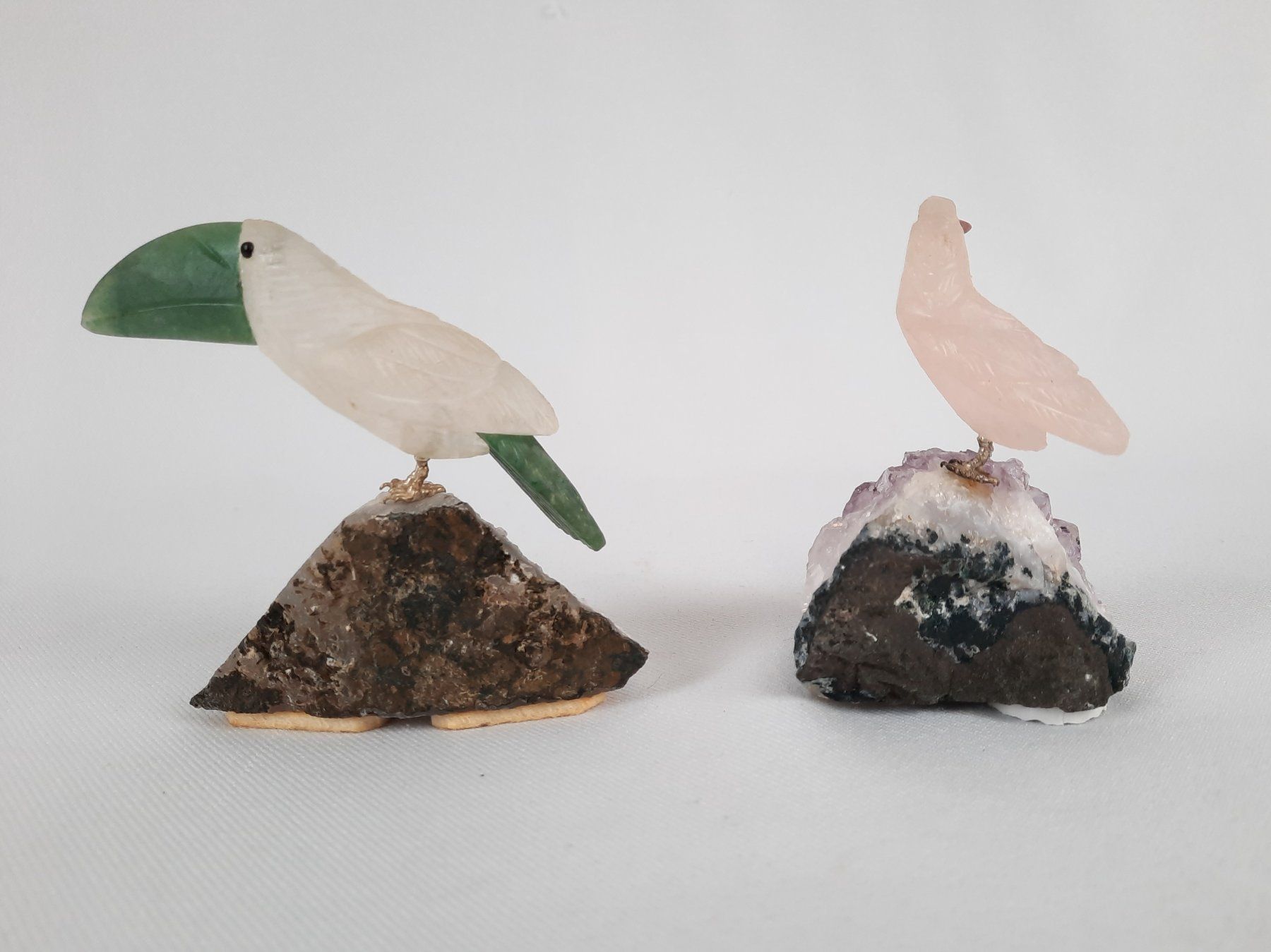Minéraux & Lithothérapie: 2 Vögel auf Amethyst – D'occasion à Beinwil am See par Restwert_Beinwil 1