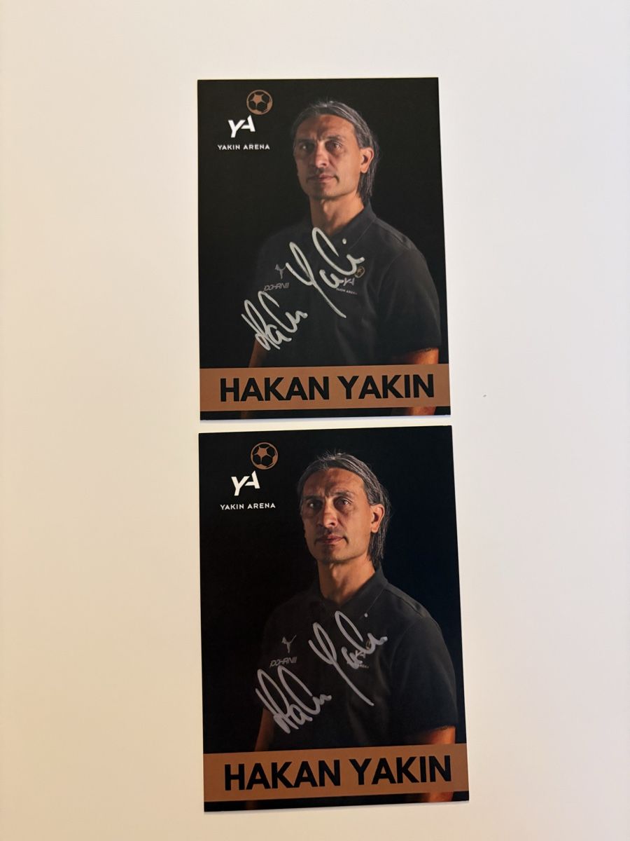 Autografi: Hakan Yakin Original Autogramme 2x – Usato da niederbipp venduto da LaHabana1