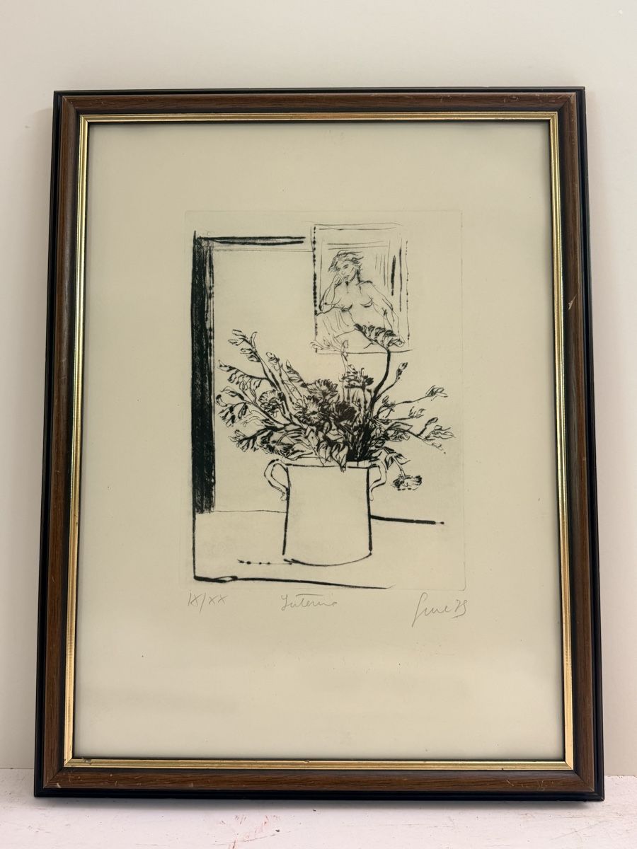 Grafiken & Lithographien: Nicola Sene - Interno - Lithographie – Gebraucht aus Solothurn von NUVICO 2