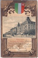 LA CHAUX - de - FONDS, carte fenêtre avec tram sur le POD