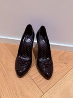 Moschino pumps, size 37, black patent leather