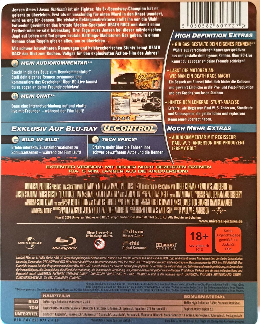 Tutti i DVDs: DEATH RACE – Usato da Tenniken venduto da mik_6mxg 5