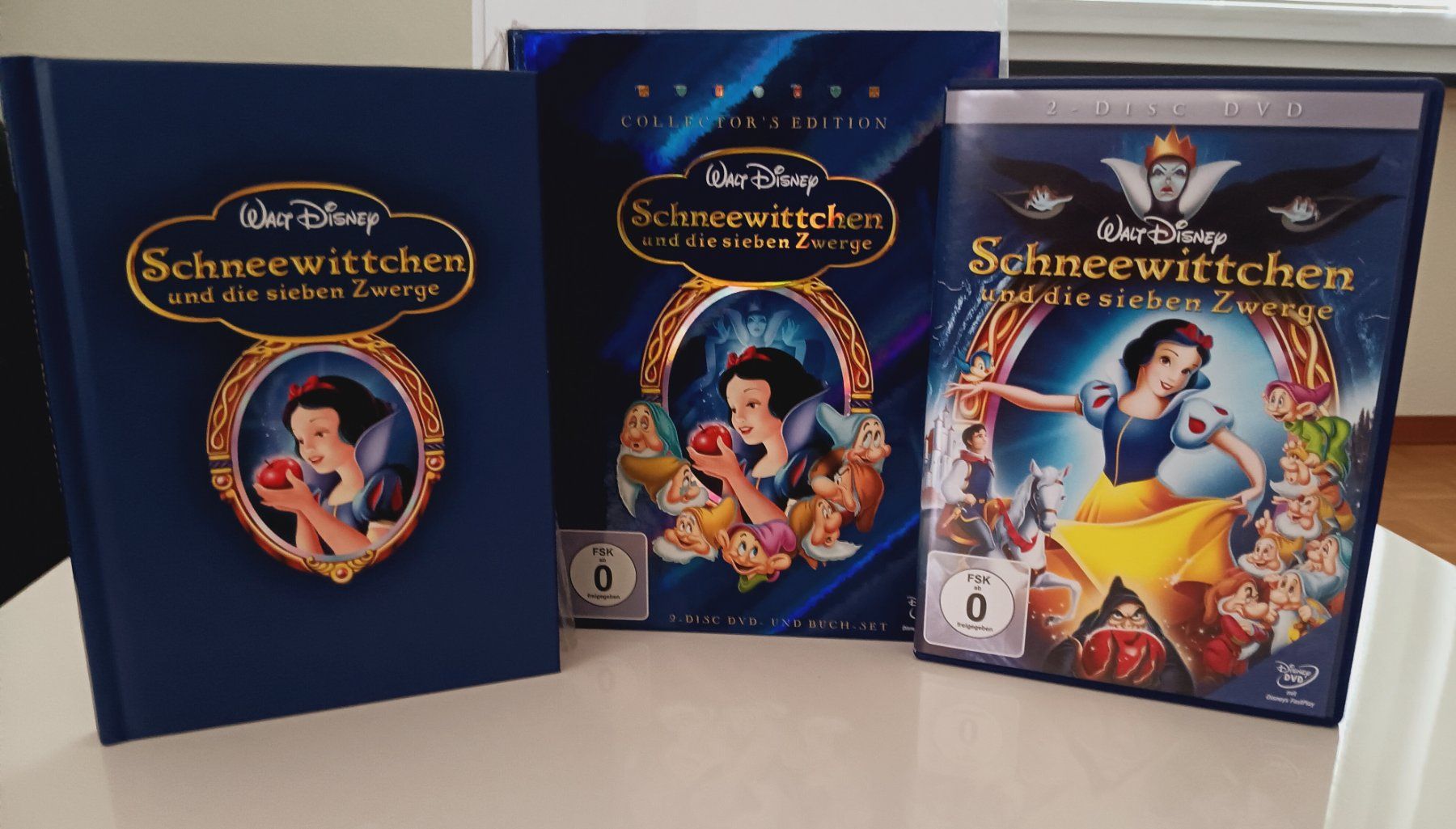 Tutti i DVDs: Disney - SCHNEEWITTCHEN COLLECTOR'S EDITION - 2 DVD s + BUCH – Nuovo (secondo la descrizione) da Aarau venduto da Yeeaaah 2