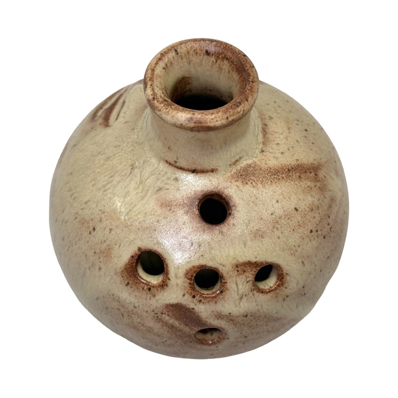 Vasen & Gefässe: Vase pique fleurs en grés d'art émaillé de Vallauris – Gebraucht aus Morges von magicle 4
