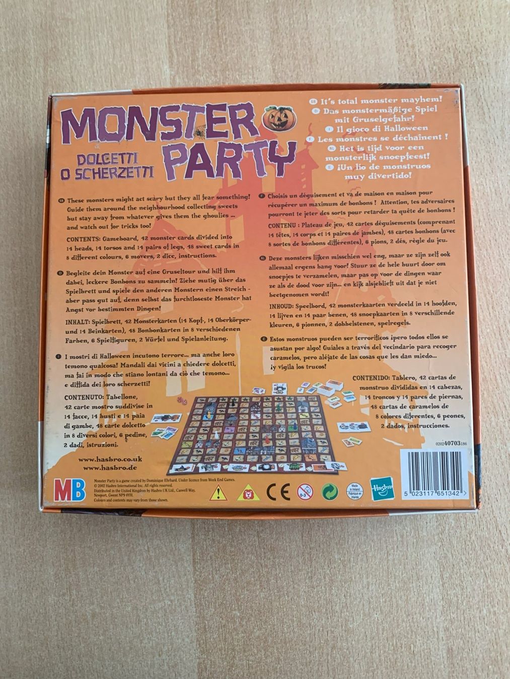 Jeux: Monster Party von MB – D'occasion à Reinach BL par con_ync2 1