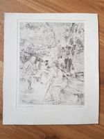 Blatt Bild Litho. Engel August Valentin Jäger - Biel um 1930