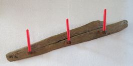 2.Handdesign Unikat Kurios Kunst Schwemm-Holz Kerzenständer
