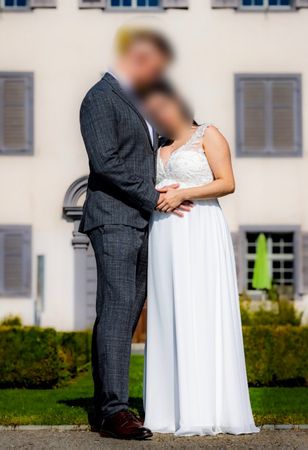 Umstandsbrautkleid 38/40, Hochzeitskleid für Schwangere