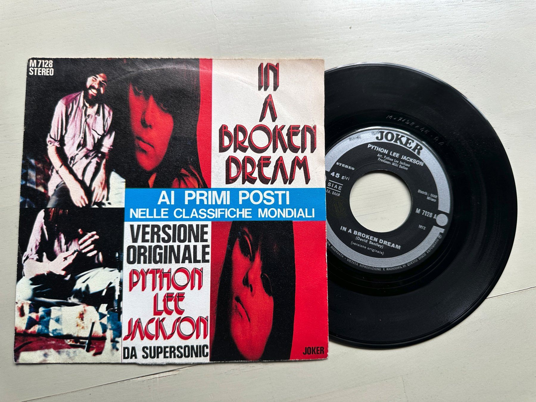 Dischi in vinile: ROD STEWART PYTHON LEE JACKSON rare Single Italy 1972 differ – Usato da Basel venduto da Partridge