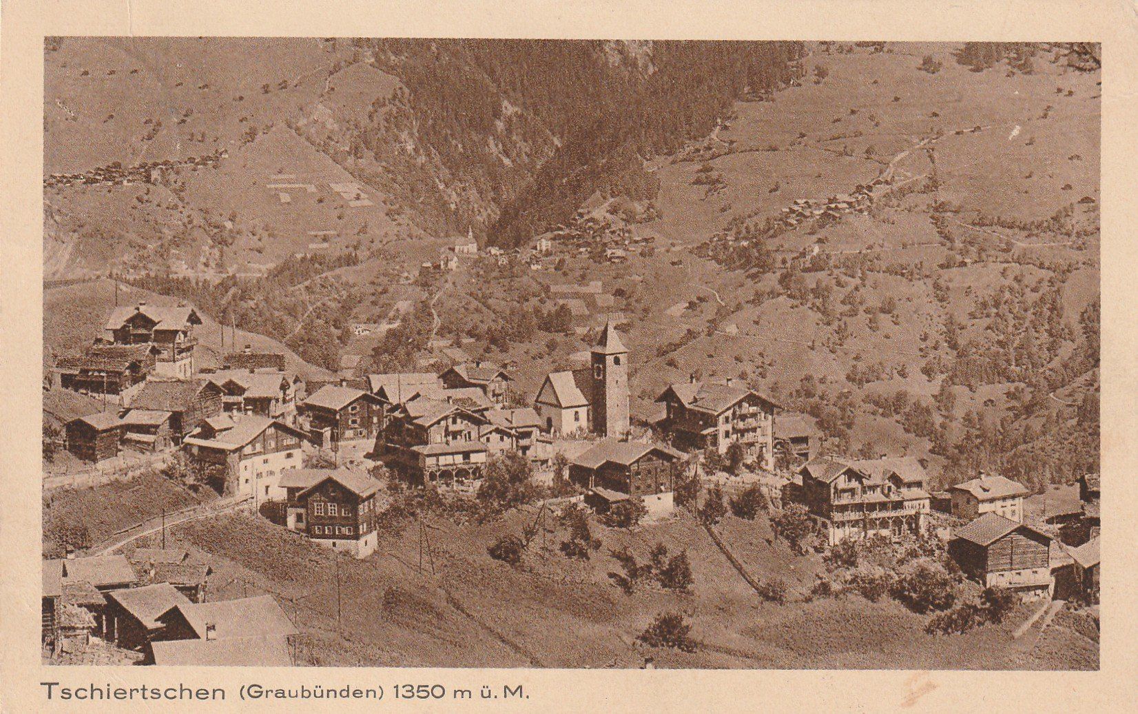 Cartes postales: Tschiertschen – D'occasion à Rorschacherberg par fratovi2