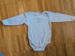Bio Baumwolle Baby Body Langarm, Grösse 74/80