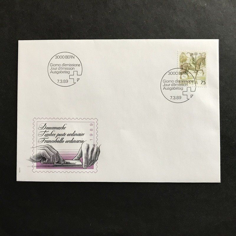Tutti i francobolli: Zst 740 Freimarke Reiterbote, FDC 7.3.89 – Usato da Uitikon Waldegg venduto da Gooddeal05