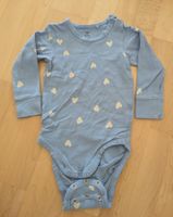 Lindex Body Baby Grösse 80 Herzen blau