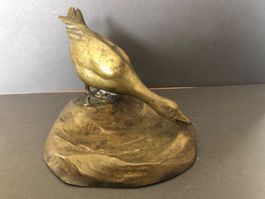 Gans von Adolf Josef Pohl (1872-1930), Bronze