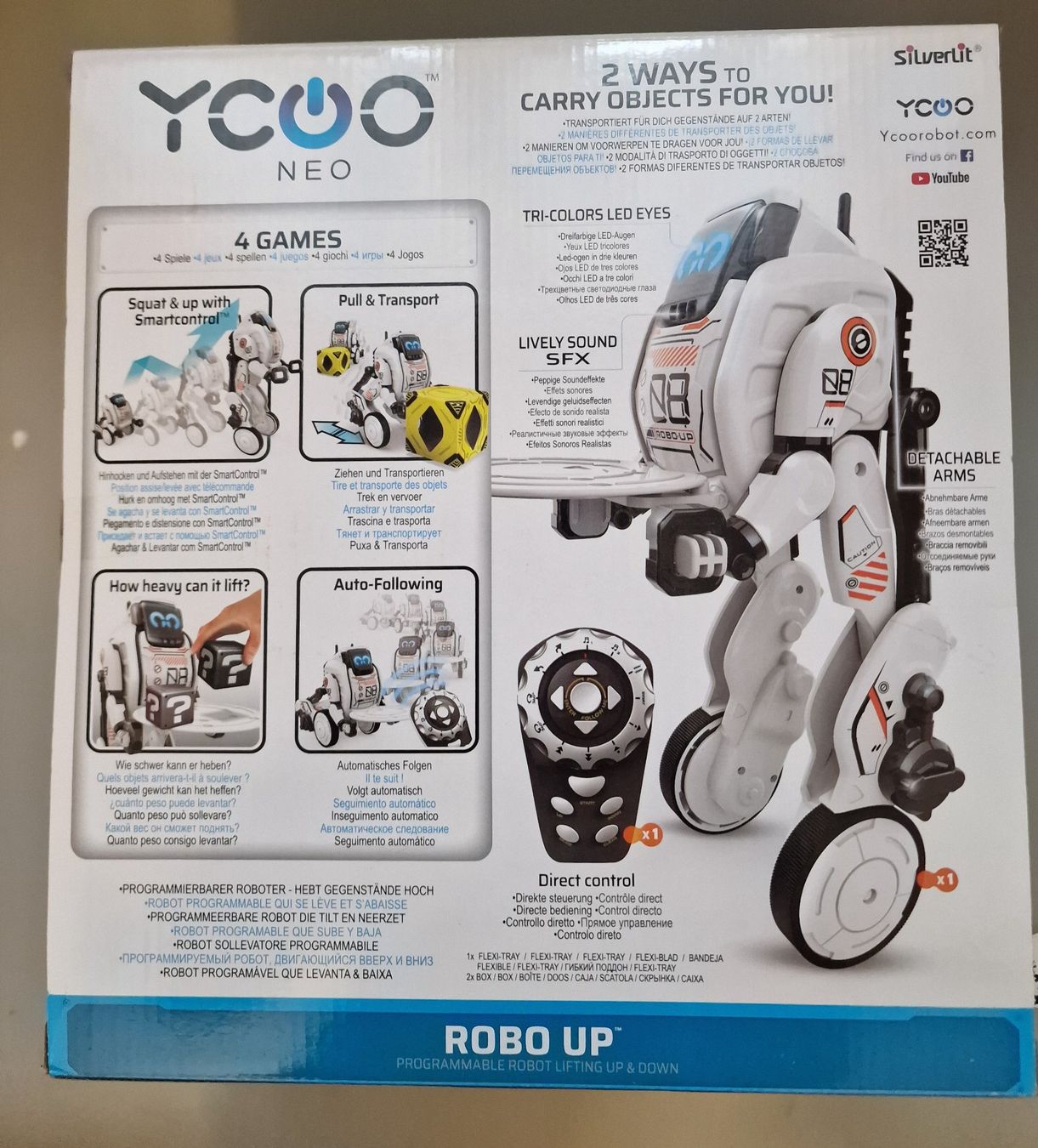 Modellismo RC: Programmierbarer Spielzeugroboter YCOO Neo, Silverlit – Nuovo e nell'imballaggio originale da Oberuzwil venduto da aseinkaufswelt 1
