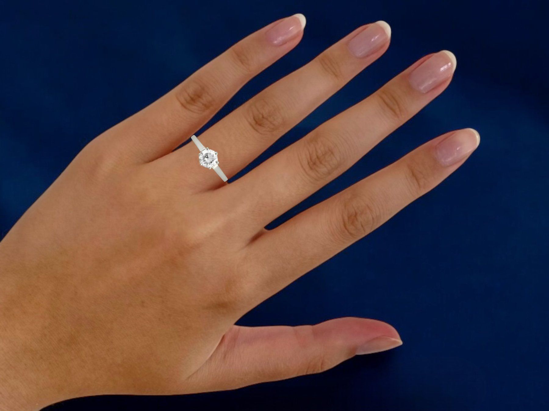 Anelli: Klassischer Diamant - Ring, 0.57 ct H/SI – Usato da Zuzwil SG venduto da artimmo 1