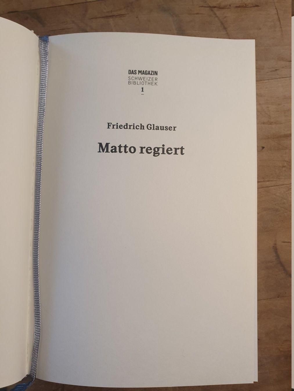 Libri: Matto Regiert Friedrich Glauser Das Magazin – Usato da Zürich venduto da loosebone 1