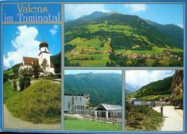 4-Bild-AK VALENS im Taminatal