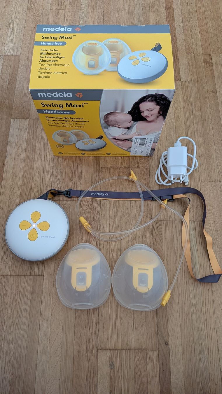 Medela Accessori per l’allattamento: Medela Swing Maxi Hands-free Breast Pump Double Electric – Usato da Zürich venduto da shu_2dxb