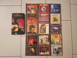 Lot de 15 CD et 1 coffret 4 CD Bob Marley musique reggae