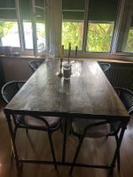 Esstisch und Regal Industrial, Loft Vintage