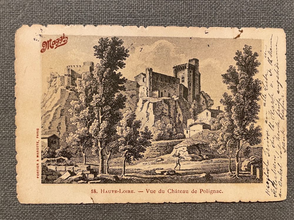 AK von HauteLoire Vue du Château de Polignac Kaufen auf Ricardo