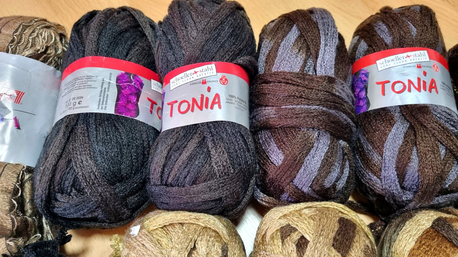 Wolle: 19 Knäuel Strickgarn / Schalstrickgarn – Neu (gemäss Beschreibung) aus Effretikon von lenalisa63 5