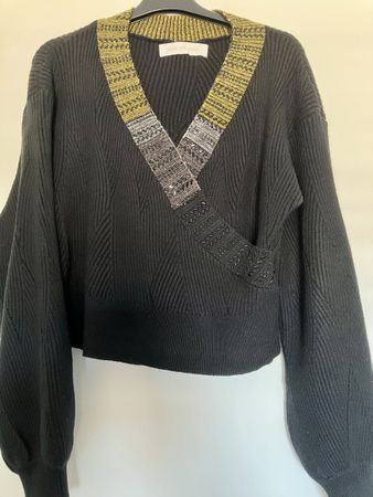 Maglione donna ricamato, taglia S
