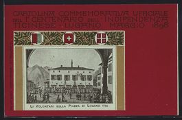 Lugano, Li Volontari sulla Piazza