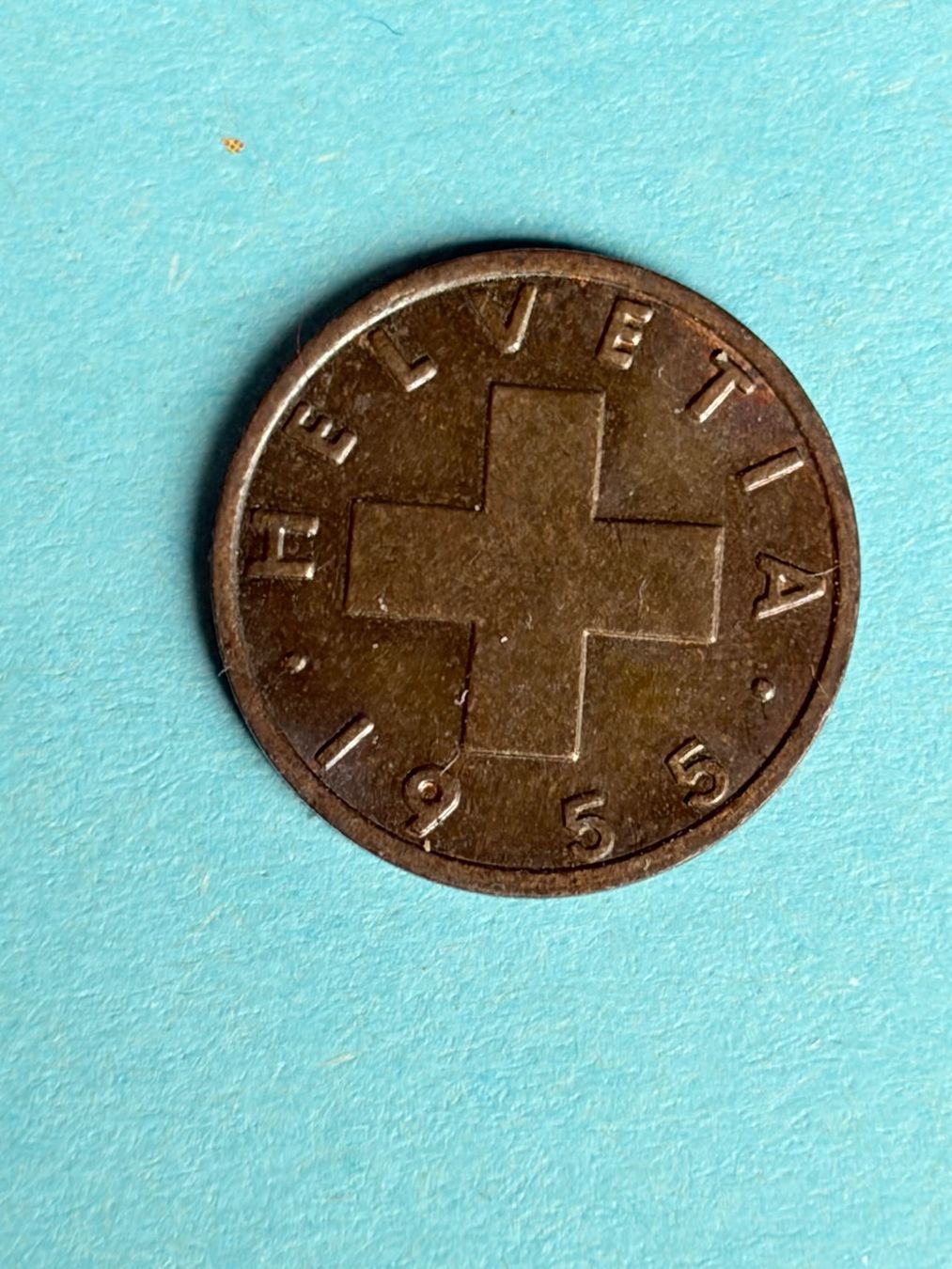 Tutti le monete: 1 Centime 1955 Berne - Vorzüglich / Superbe – Usato da LE LIGNON venduto da Katanaion