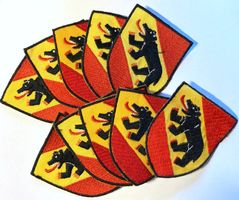 🌟10 x Vintage gestickte Abzeichen Aufnäher BERN Badge 🌟