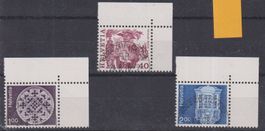 65x) Satz 609-611 ET Halbmond Stempel