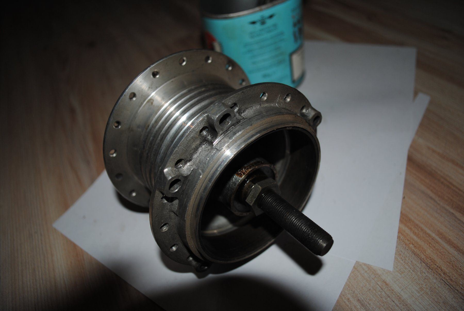 Puch Parti ricambio per ciclomotori: Radnabe PUCH Speichenrad hinten original – Usato da Subingen venduto da Baergarage 2