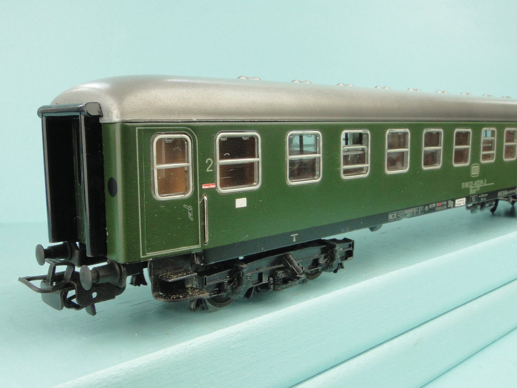 Märklin Modellini di ferrovie: Märklin 4052 DB 2 Kl.Wagen, Blech – Usato da Bülach venduto da cann11 4