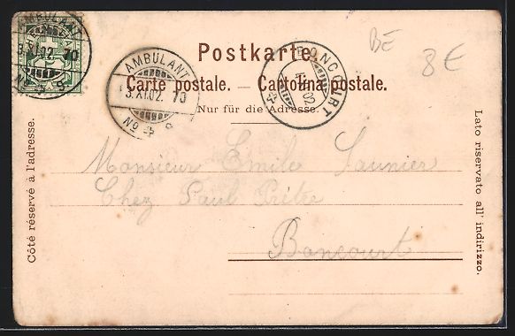 Cartes postales: Litho Bern, Totalansicht mit Brücke, Ra – D'occasion à Berlin par bartko-reher 1