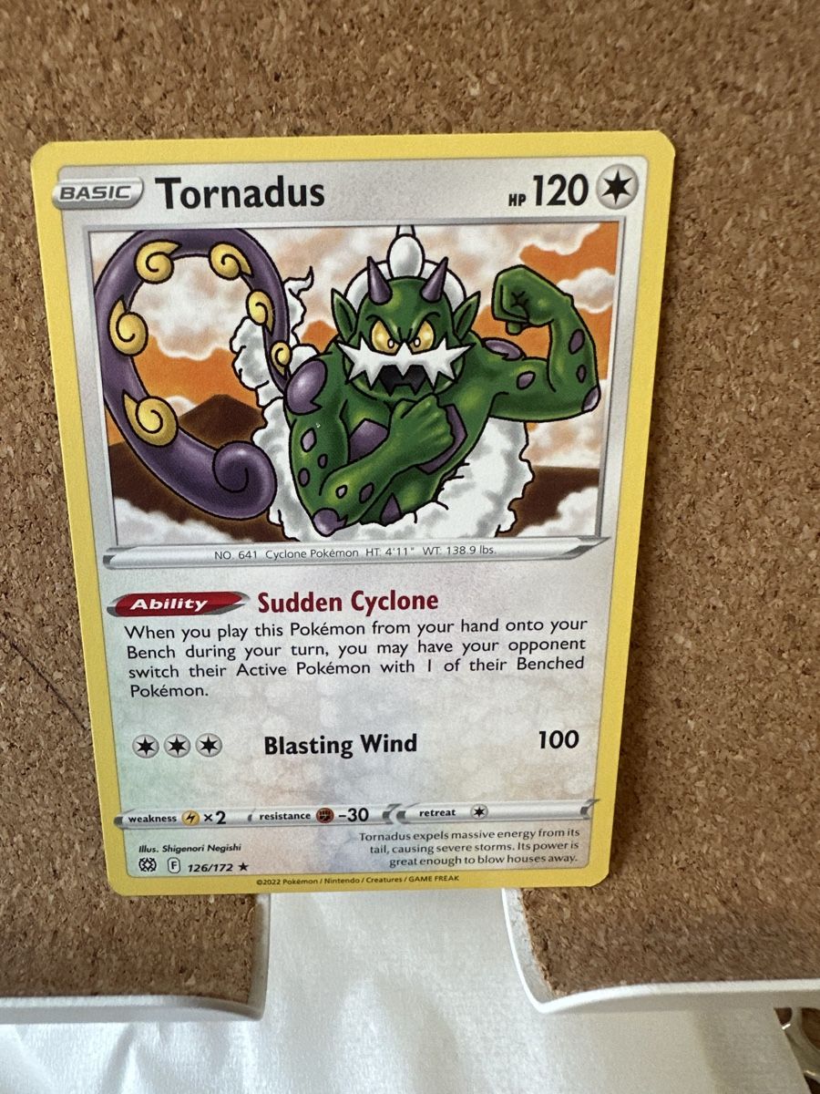 Cartes: Pokémon Card - Tornadus 126/172 – D'occasion à Goldach par Lenny0220 1