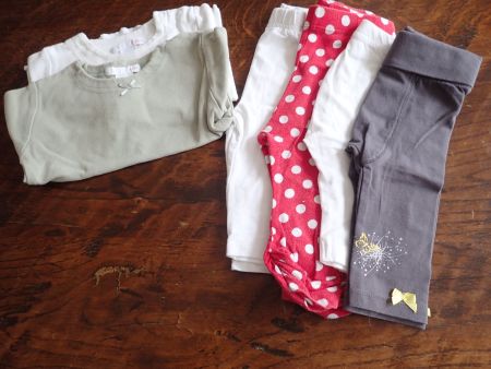 Lot de vêtements mi-saison 68 fille